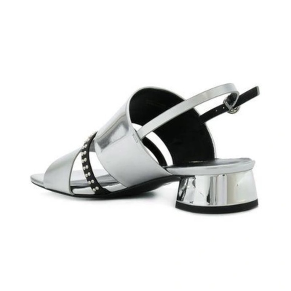 3.1 PHILLIP LIM Drum Studded Slingback Sandal - Size 39.5 - Picture 2 of 5